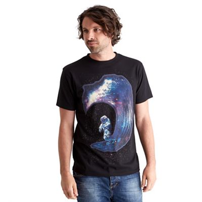 Joe Browns Black space wave t-shirt